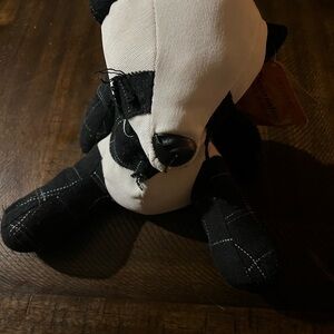 Element Black and White Stuffed Panda